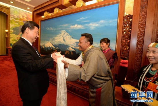 (XHDW)(1)习近平参加西藏代表团审议